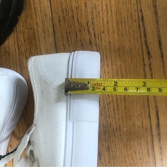 Forever 21 White Canvas Platform Sneakers - Picture 15 of 15